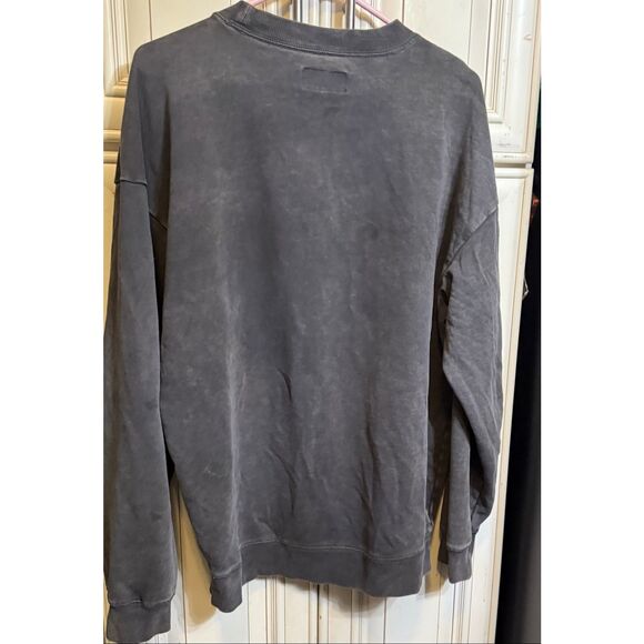 Original Use Men's Oversized Crew Neck Pullover Sweatshirt Hematite Size Small - Picture 1 of 10